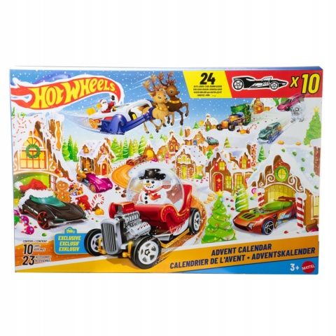 Hot Wheels Kalendarz adwentowy Zestaw do zabawy